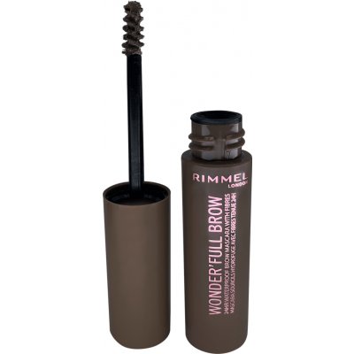 Rimmel Wonder'Full Brow řasenka na obočí voděodolná Dark 4,5 ml – Zboží Dáma