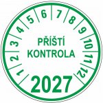 Příští kontrola - 2027 TEXT samolepící vinylová fólie 25 mm aršík 30 kusů – Zboží Dáma