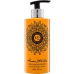 Vivian Gray Aroma Selection Orange & Peach mléko na ruce a tělo 400 ml – Zboží Dáma