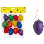 Vajíčka plast jednobarevná 6cm 12ks mix – Zboží Dáma