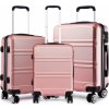 Cestovní kufr Konofactory Travelmania sada růžová 35l 65l 100l
