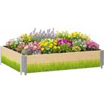 Aga Vyvýšený záhon 120x80x40 cm Tráva – Hledejceny.cz
