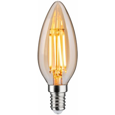 Paulmann P 29191 1879 Filament 230V 3-krokové-stmívatelné LED svíčka E14 3 Step Dim 4,9W 1800K stmívatelné zlatá – Hledejceny.cz