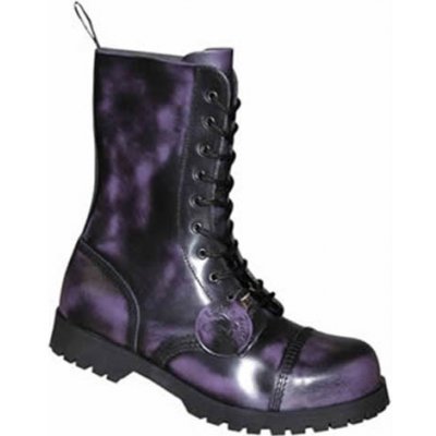 Boots & Braces 10 dírkové fialové