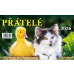 Přátelé stolní 23 x 14 cm 2026 – Zboží Dáma