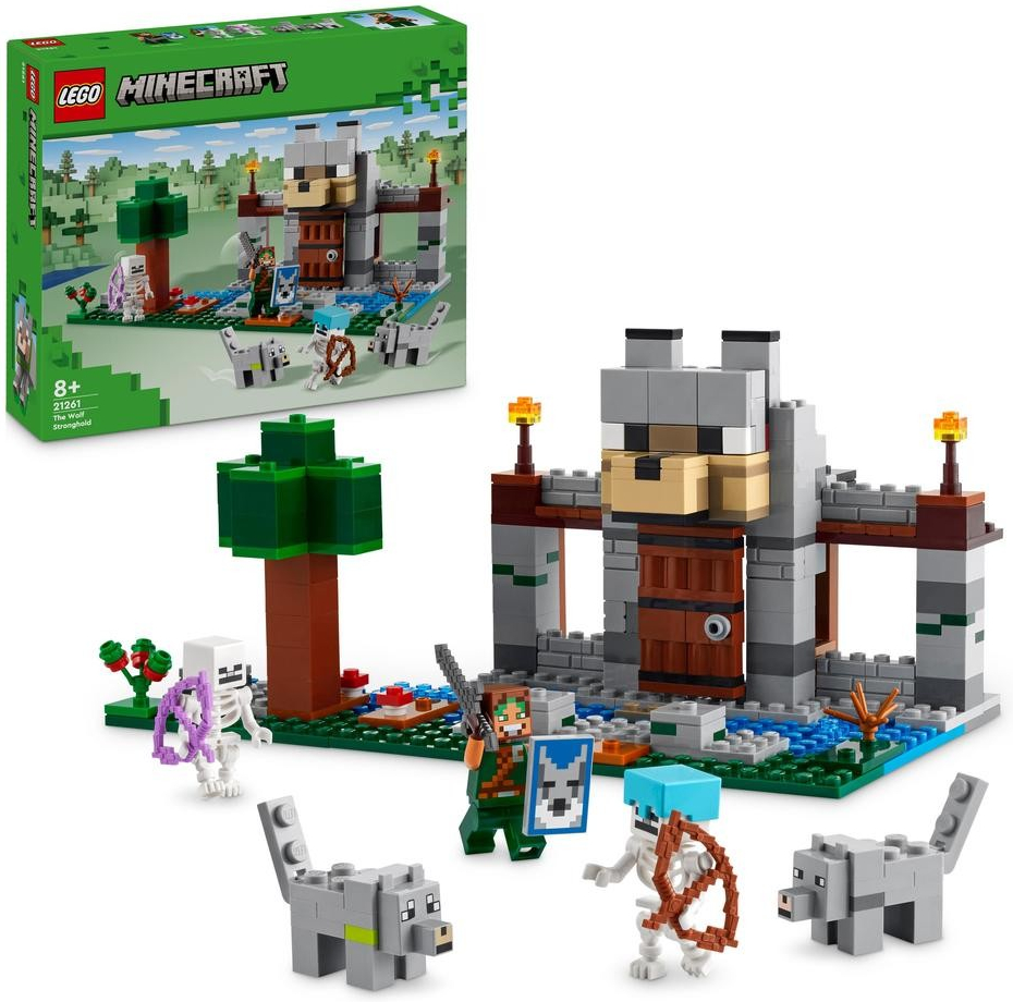 LEGO® Minecraft 21261 Vlčí pevnost