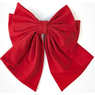 Mašle do vlasů se sponou červená – Zboží Dáma