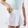 Artengo tenisová sukně tsk500 bílá