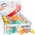 Small Foot motorická hračka housenka 1ks tyrkysová – Sleviste.cz