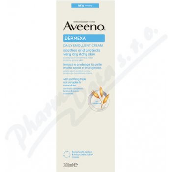 Aveeno Dermexa Daily Emollient Cream zvláčňující krém pro suchou a podrážděnou pokožku 200 ml