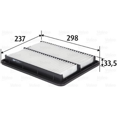 Vzduchový filtr VALEO 585478 – Hledejceny.cz