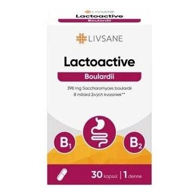 Livsane Lactoactive Boulardii probiotika 30 kapslí – Hledejceny.cz