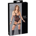 Cottelli Collection HOT Cottelli Body s otevřeným rozkrokem a pouty – Zboží Mobilmania