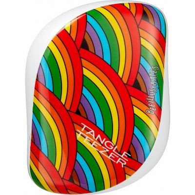 Tangle Teezer Compact Styler Rainbow Galore kartáč na vlasy