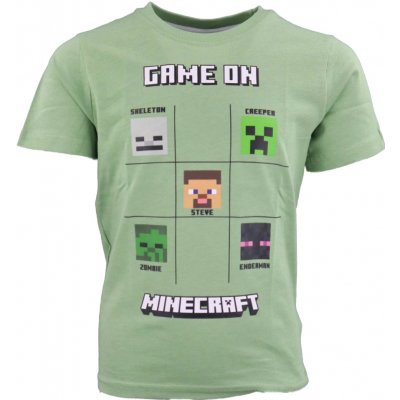 Tričko Minecraft 280 zelené