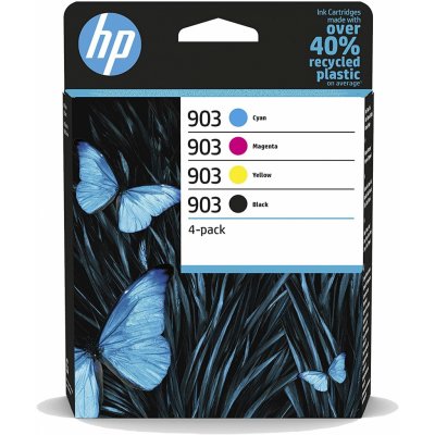 HP 903 originální inkoustová kazeta černá, azurová, purpurová, žlutá 6ZC73AE