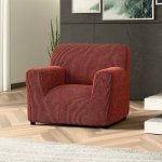 GA.I.CO bielastický potah na křeslo Costina měděná 60 - 110 cm – Zboží Dáma