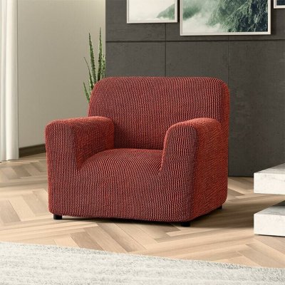 GA.I.CO bielastický potah na křeslo Costina měděná 60 - 110 cm – Zboží Dáma