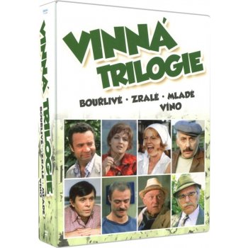 Vinná trilogie:Bouřlivé víno / Zralé víno / Mladé víno 3 disky DVD