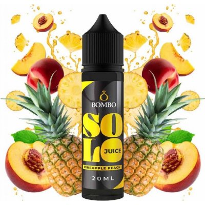 Bombo Solo Juice Pineapple Peach S & V 20 ml – Sleviste.cz