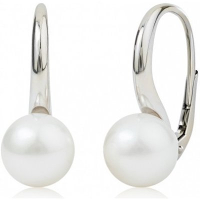 Couple elegantní perlové náušnice Leia v bílém zlatě 6680001-0-0-91 – Zboží Mobilmania