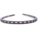 Úzká plastová čelenka Barva: černá – Zboží Dáma