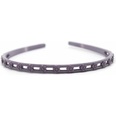 Úzká plastová čelenka Barva: černá – Zboží Dáma