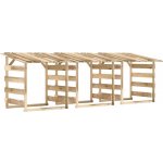 VidaXL Pergoly se střechou 3 ks 100x90x100 cm impregnovaná borovice – Zboží Dáma