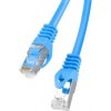 síťový kabel Lanberg PCF6-10CC-0025-B Patch, CAT.6, FTP, 0.25m, modrý