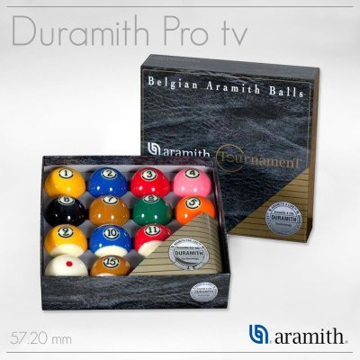 Aramith Pool Tournament Duramith TV Pro-Cup 57,2mm sada – Zbozi.Blesk.cz