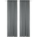 LIVARNO home Závěs, 135 x 254 cm, 2 kusy (tmavě šedá, poutka) – Hledejceny.cz