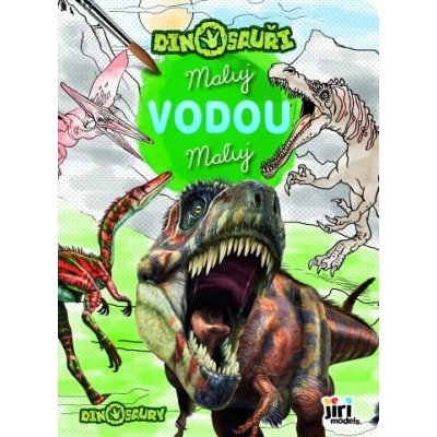 Maluj vodou Dinosaurus omalovánky 26,5 x 19,5cm – Zboží Mobilmania