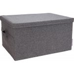 Bigso Soft Storage úložný box 34 cm, 25 cm, 45 cm šedá – Zboží Dáma