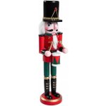 HOMLA Vánoční figurka NUTCRACKER louskáček s trubkou 38 cm 836119 – Hledejceny.cz
