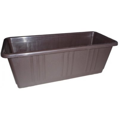 Plasty-Ko Truhlík s dezénem 49 x 16,5 x 14 cm hnědý – Zboží Mobilmania