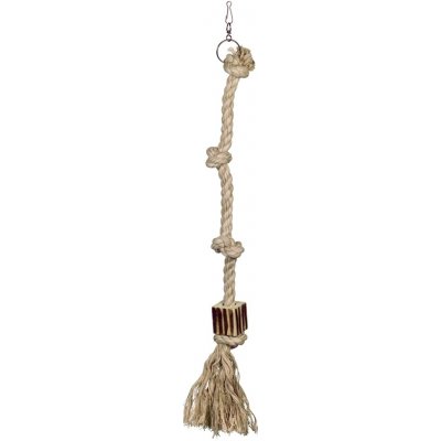 Nobby šplhací lano L bavlna, sisal 4 x uzel 73 cm – Zboží Dáma