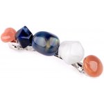 Prima-obchod Francouzská spona do vlasů kameny, barva 2 modrá tmavá – Hledejceny.cz