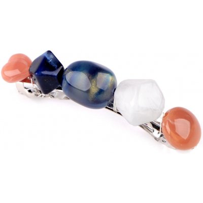 Prima-obchod Francouzská spona do vlasů kameny, barva 2 modrá tmavá – Hledejceny.cz