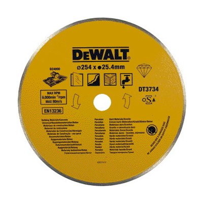 DeWALT DT3733 kotouč diamantový 254x25,4mm na obklady a dlažbu, pro D24000 – Zbozi.Blesk.cz