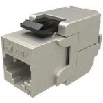 Solarix Konektor keystone SXKJ-10G-STP-BK-SA Cat.6A STP RJ45 – Sleviste.cz