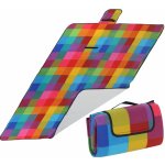 Enero Camp pikniková deka s ALU potahem 200 × 180 cm trojúhelníky – Zboží Dáma