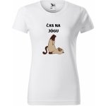 Dámské tričko Čas na jógu – Sleviste.cz