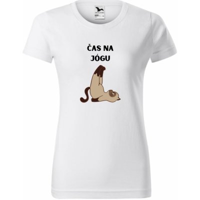 Dámské tričko Čas na jógu – Sleviste.cz