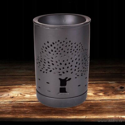 Dedra aroma lampa keramická 14,5 cm strom bílý – Zboží Dáma