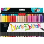 Faber-Castell Black Edition Brush fixy 50 barev stojánek 116454 – Zboží Mobilmania