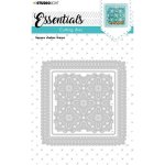 Studio Light Vyřezávací šablony na chrastidlo Studio Light, 3 ks Čtverec s dlaždicemi – Zboží Dáma