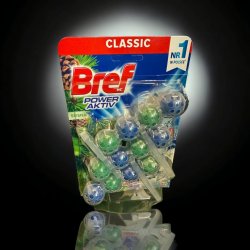 Bref Power Aktiv vůně do WC Pure Freshness 3 x 50 g