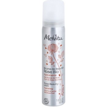 Melvita Eaux Florales Rose Bio hydratační mlha (Rose Floral Water, Wild Rose Fruit) 50 ml