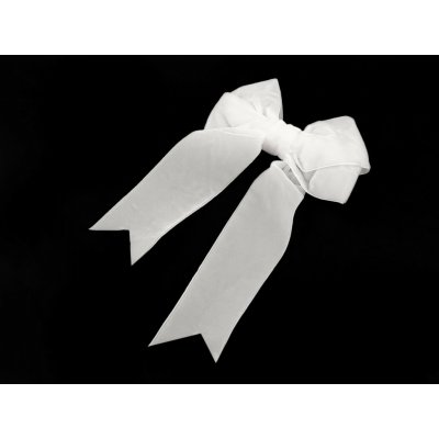 Prima-obchod Vánoční mašle sametová dvojitá 13x18 cm, barva 1 bílá – Hledejceny.cz