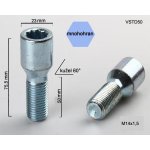 Kolový šroub M14x1,5x50 kužel s vnitřním mnohohranem, (VSTD50), průměr 23mm, výška 75,5